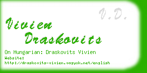 vivien draskovits business card